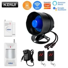 App WiFi Home Security Alarm Set PIR Motion Sensor Remote Door Magnet