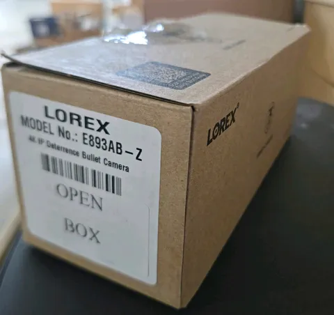 Lorex 4K Wired IP/Network Bullet Security Camera Indoor/Outdoor Color E893AB-Z