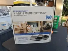 Chamberlain NLS2 Wireless Portable Intercom-Double Unit New Open Box