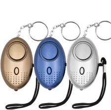 KOSIN Safe Sound Personal Alarm, 3 Pack 145DB Brown/Blue/Grey 
