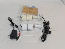 Swann SRNVW-460CAM Security Surveillance Cameras 1 New, 1 Used, 1 Power Supply 