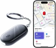 SwitchBot 130 dB Personal Safety Alarm for Women with Apple Find My APP, Extra-L