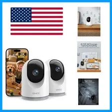 Real-Time Monitoring: Pan/Tilt Indoor Cameras with Motion Detection Alerts
