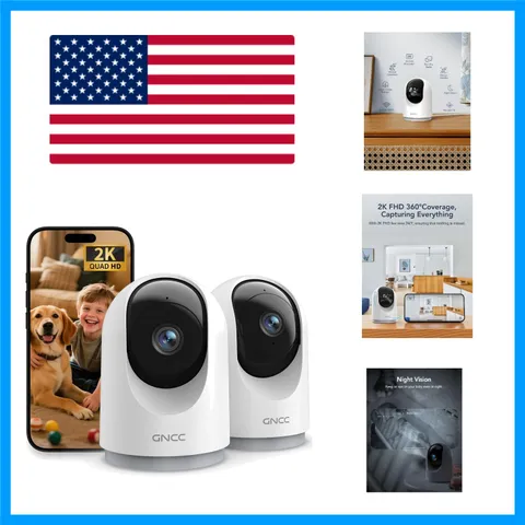 Real-Time Monitoring: Pan/Tilt Indoor Cameras with Motion Detection Alerts