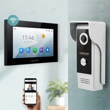 HOMSECUR 7" WIFI HD Video Door Phone Intercom Doorbell Night Vision Door Unlock