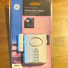 GE Deluxe Door Alarm 45117 Wireless Keypad 120 dB Entry Chime Door Sensor