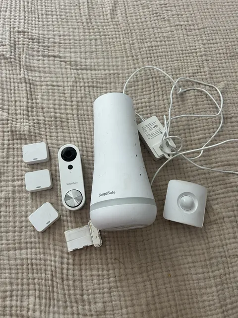 SimpliSafe Video Doorbell 1080p Wi‑Fi Wireless Alexa/Google Motion Sensor White