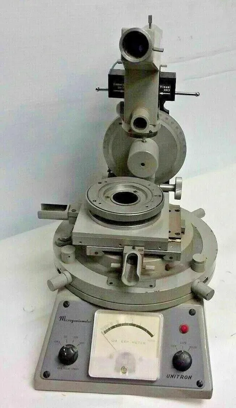 UNITRON MICROGONIOMETER Microscope Tip Tilt Stage