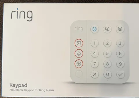 Ring mountable keypad for ring alarm 2nd gen