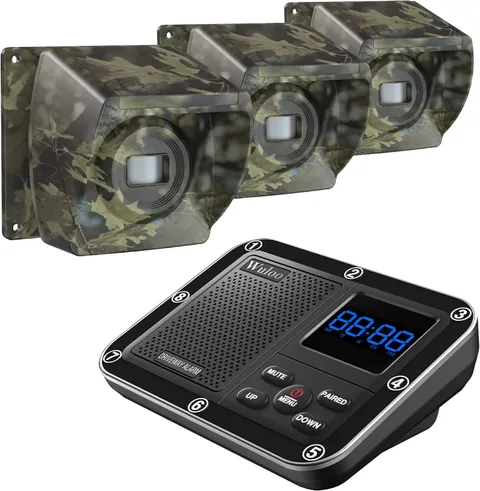 1800 Ft Wireless outside Driveway Alarm Outdoor Motion Sensor & Detector Drivewa