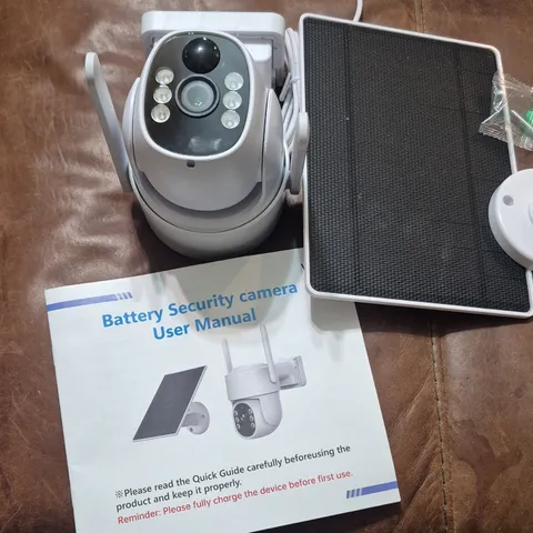 CQ40 Wireless Solar Security Camera Outdoor PTZ 1080P WiFi Battery Spotlight