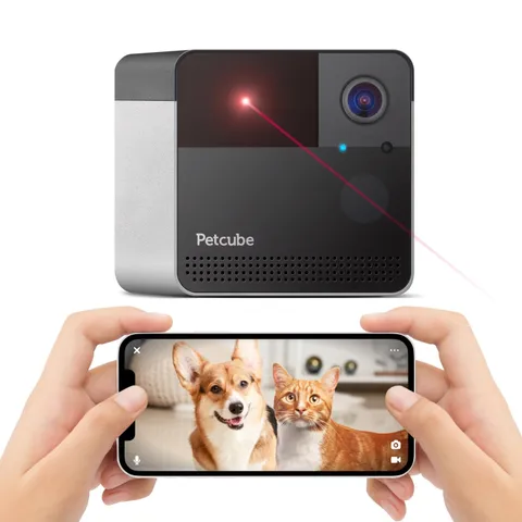 Petcube Play 2 Wi-Fi Pet Security Camera with Laser Toy 1080p for Cats & Dogs