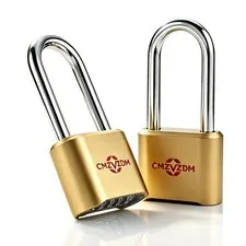 Heavy Duty Combination Padlock, 4 Digit Resettable Combo Lock with Long Shack...