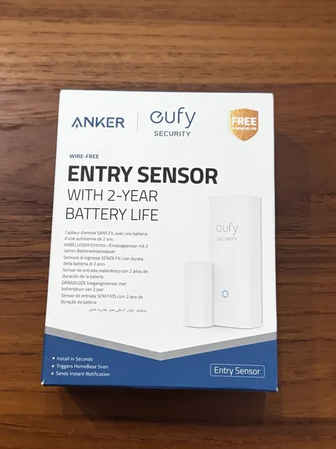 Eufy T89000D4 Wireless Entry Sensor Wire by Anker Innovations Free Brand New