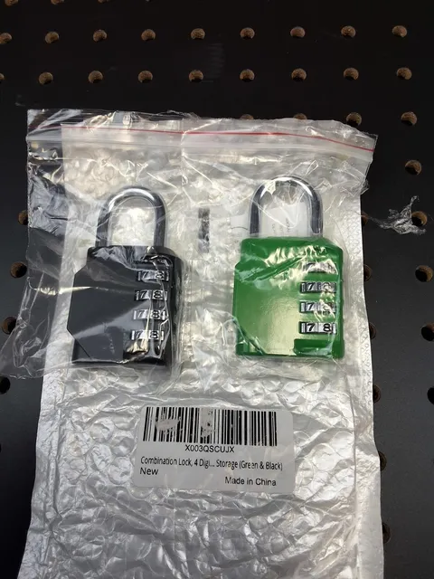 Fayleeko 4-Digit Combo Padlocks - Secure & Stylish!
