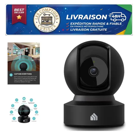 Kasa EC71 1080p Indoor Pan Tilt Security Camera Wi-Fi Night Vision