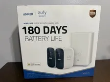 eufyCam 2C Wireless CCTV SYSTEM, 180-Day Battery Life, HD 1080p, IP67 Open Box