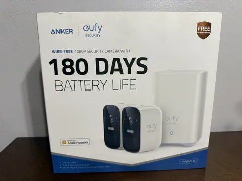 eufyCam 2C Wireless CCTV SYSTEM, 180-Day Battery Life, HD 1080p, IP67 Open Box