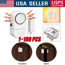 Wireless Home Window Door Burglar Security Alarm System Magnetic Sensor lot