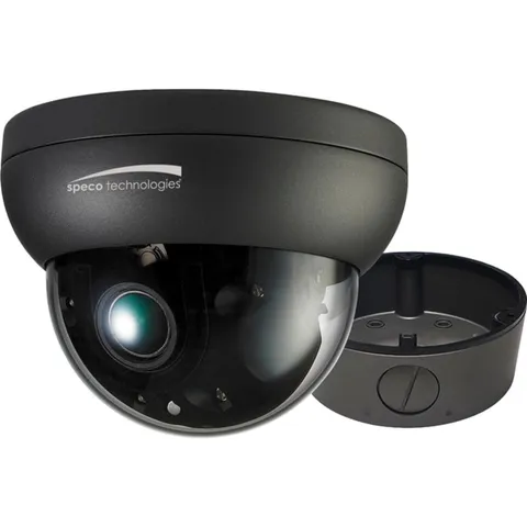 Speco HT7246T1 2MP HD-TVI Intensifier Dome Camera with Junction Box, 2.8-12mm...