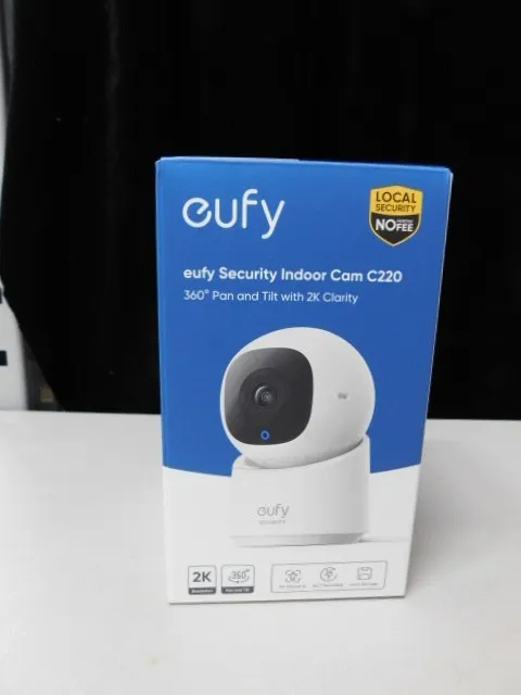 eufy T8W11121-4 Security Solo Indoor Cam C220 Wired 2K Surveillance Camera