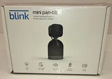 Blink Mini Pan-Tilt Rotating Indoor Plug-in Smart Security Camera, NEW/SEALED