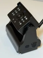 Wireless Wi-Fi IP Indoor Surveillance Camera w/ Antenna Night Vision, Black
