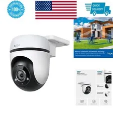 Tapo C500 1080P Outdoor Security Camera, 360° View, Night Vision, Alexa
