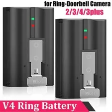2 Pack Ring V4 Battery for Ring camera Doorbell Solar Floodligh 2/3/4/3 plus US
