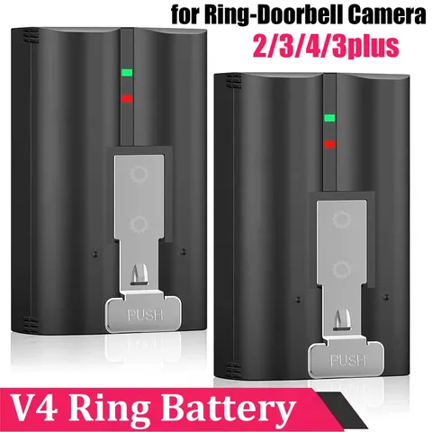 2 Pack Ring V4 Battery for Ring camera Doorbell Solar Floodligh 2/3/4/3 plus US