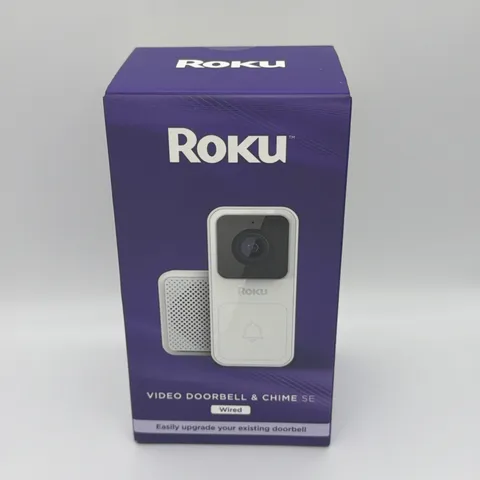 New Roku Video Doorbell and Chime SE Wired DS1000R - New/Sealed