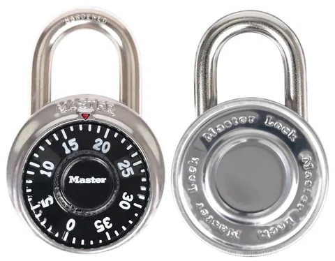 Master Combination Lock - Double Armored Stainless Steel Body & Shackle 1500D