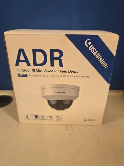 USAVision 4MP, 2.8mm, IR Mini Fixed Rugged IP Dome UVS ADR1300