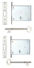 London Fire Brigade FB1 FB2 Door Lock Mortice Dead Lock C/W 1 Key