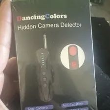 DancingColors Wireless Hidden Camera Detector GPS Indoor Only Black