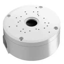 White Junction PC Box CCTV Bullet Dome Camera Wall Mount Bracket