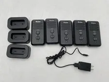 LOT OF 5 Wuloo Wireless Intercom Doorbell System with 3 Chargers and 1 USB Pwr
