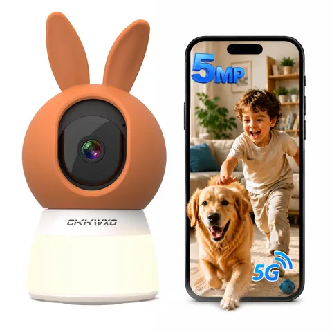 2.5K HD Security Camera, 5G & 2.4G Dual Wifi Smart Camera, Color Night Vision wi