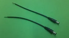 2 qty - MALE Plug in Power Connector UNIVERSAL Electrical DC Plug part