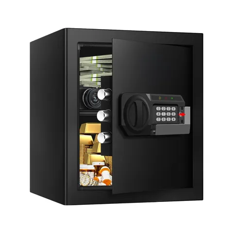 2.0 Cuft Security Safes for Home Use with Combination Lock, Alarm System