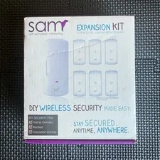 SAM Wireless DIY Expansion Kit PIR Motion & Door/Window Sensors Indoor White
