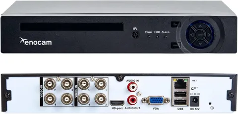 8CH 1080N Hybrid 5-In-1 AHD DVR (1080P NVR+1080N AHD+960H Analog+Tvi+Cvi) Standa