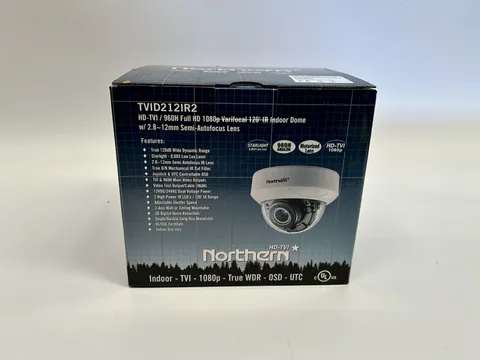 Northern HD-TVI/960H Full HD 1080p Varifocal 120’ IR Dome Camera