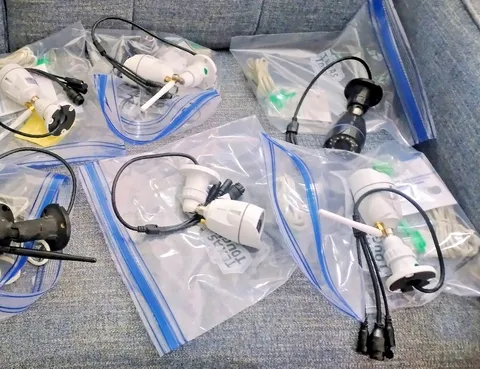 Lot of 5 Wansview IP Security Cameras – W4 Models – Tested Working