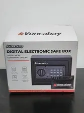 Fireproof Security Safe Box with Sensor Light & Digital Keypad - 0.23 Cu Ft