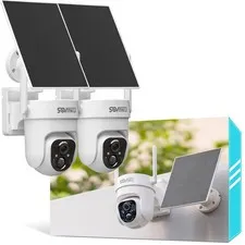 Vicohome 2CQ4 2K AI Solar Security Camera Wireless Outdoor,Battery Powered Ca...