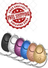 Safe Sound Personal Alarm, 6 Pack 140DB Personal Security Alarm Keychain Freship