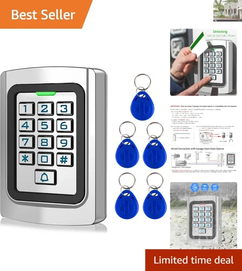 Wired Access Control Keypad for 2000 Users |  Waterproof | PIN/ID Entry