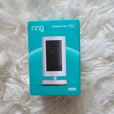 Ring Outdoor Cam Plus Battery Smart Security Camera 2K Brand New Sealed.