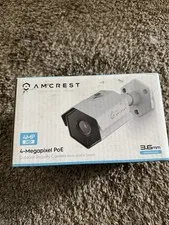 Amcrest 4MP PoE Outdoor Bullet Security IP Camera White NEW IP4M-1026EW